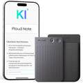 KI-Diktiergerät Plaud Note mit 64 GB, 30 Std. Aufnahme und magnetischer Hülle in Schwarz
