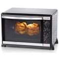 Back & Grill Ofen BG 1805/E, 42 Liter Edelstahl, 7 Heizarten, 80-230 °C, mit Drehspieß und Zubehör