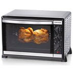 Back & Grill Ofen BG 1805/E, 42 Liter Edelstahl, 7 Heizarten, 80-230 °C, mit Drehspieß und Zubehör