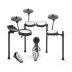 Kompaktes E-Drum Set Nitro Max mit 8-teiligem Mesh-Kit, Drum-Modul, Bluetooth und 10"""" Snare