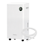 Luftentfeuchter elektrisch 20L für Räume bis 50m², Raumentfeuchter mit 5,5L Tank, Timer und Ablaufschlauch