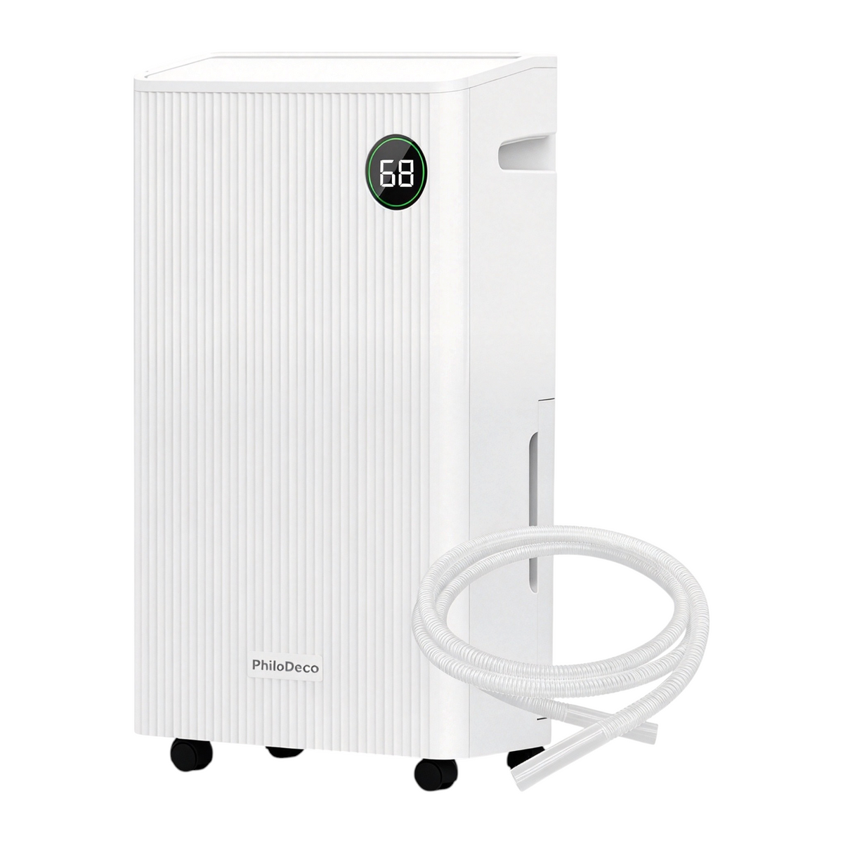 Luftentfeuchter elektrisch 20L für Räume bis 50m², Raumentfeuchter mit 5,5L Tank, Timer und Ablaufschlauch