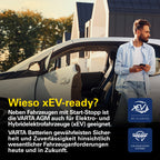 AGM Autobatterie 12 V 105 Ah 950 A A4 Start-Stopp xEV Starterbatterie 6 Zellen SAE-Klemme 394 x 175 x 190 mm