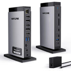 Dockingstation mit DisplayLink für Dreifach-Display, 3x HDMI und 2x DisplayPort, 4K bei 60 Hz