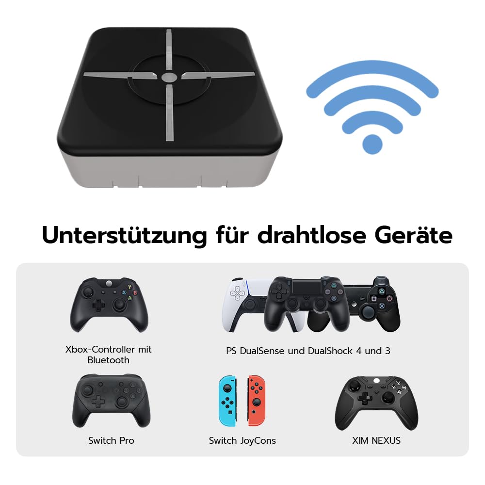 Multi-Input-Adapter XIM Matrix Konverter für Tastatur und Maus für PS5 Xbox Series X/S Xbox One PS4 und PC