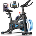 Heimtrainer Fahrrad mit App-Kompatibilität und LCD-Monitor, magnetischer Widerstand, bis 180 kg, Modell 8715C