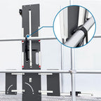 Styroporschneider Modell 7 Profi 260 W, 1300 mm Schnittbreite, Komplettset mit 5 Schneidedrähten, Styrogrips und Gerüsthalterung