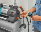 Hauswasserwerk 6300 25 l Wasserspeicher 6300 l/h Fördermenge integrierter Filter Trockenlaufsicherung