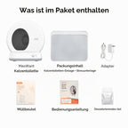 Selbstreinigende Katzentoilette mit App-Steuerung Sicherheitssensoren automatischer Reinigung Geruchsverschluss 57,6 l Grau