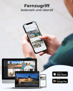 16-Kanal-PoE-NVR Überwachungsrekorder mit 4TB HDD, 16 PoE-Ports und bis zu 16TB Speicher
