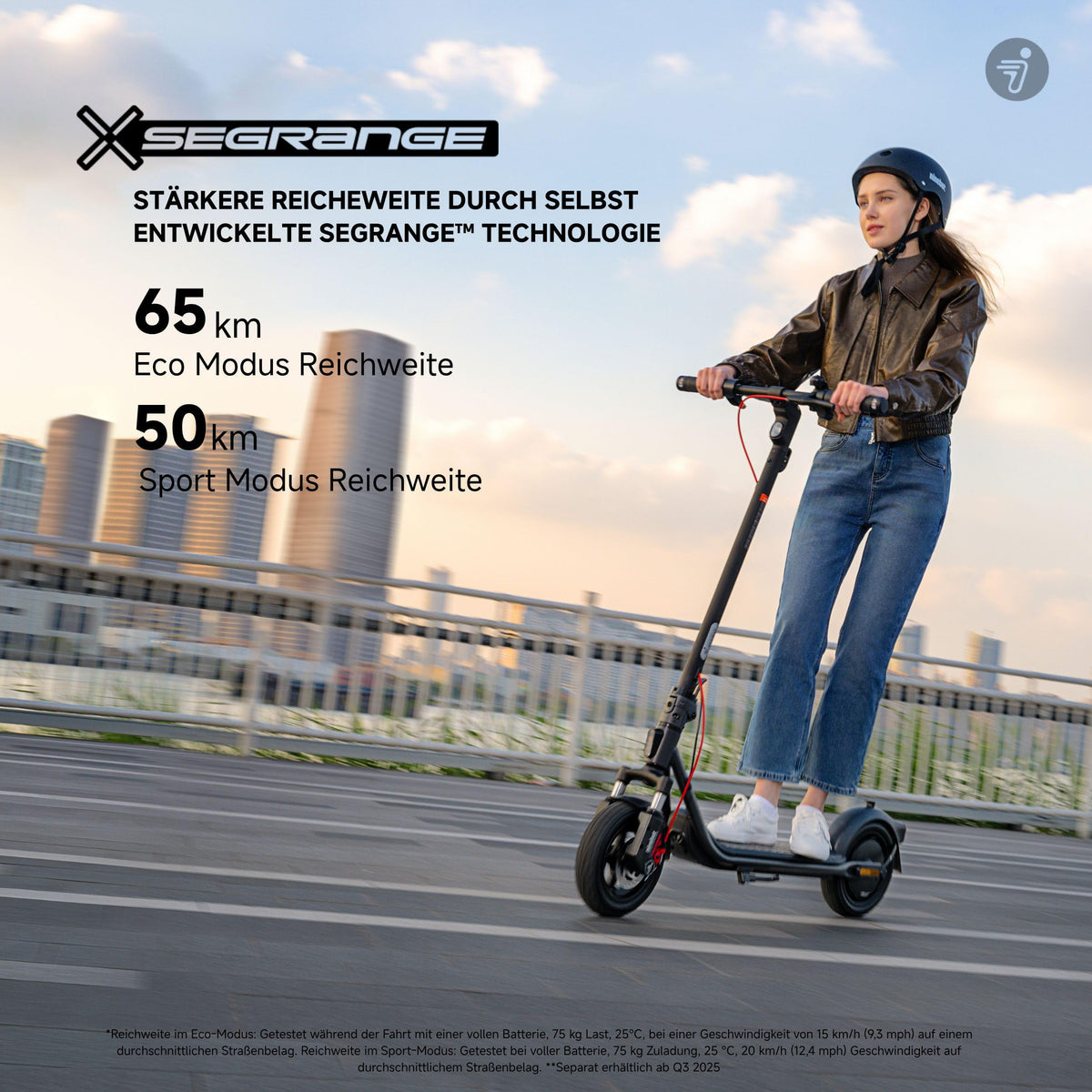 E-Scooter F2 Pro D II mit Straßenzulassung, bis zu 65 km Reichweite, 120 kg Tragfähigkeit und vorderer Doppelfederung, schwarz