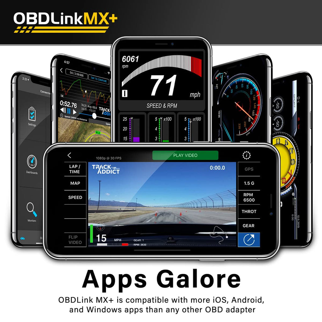 OBD2 Bluetooth Scanner für iPhone, Android und Windows, Diagnoseadapter für FORScan, BimmerCode und Torque