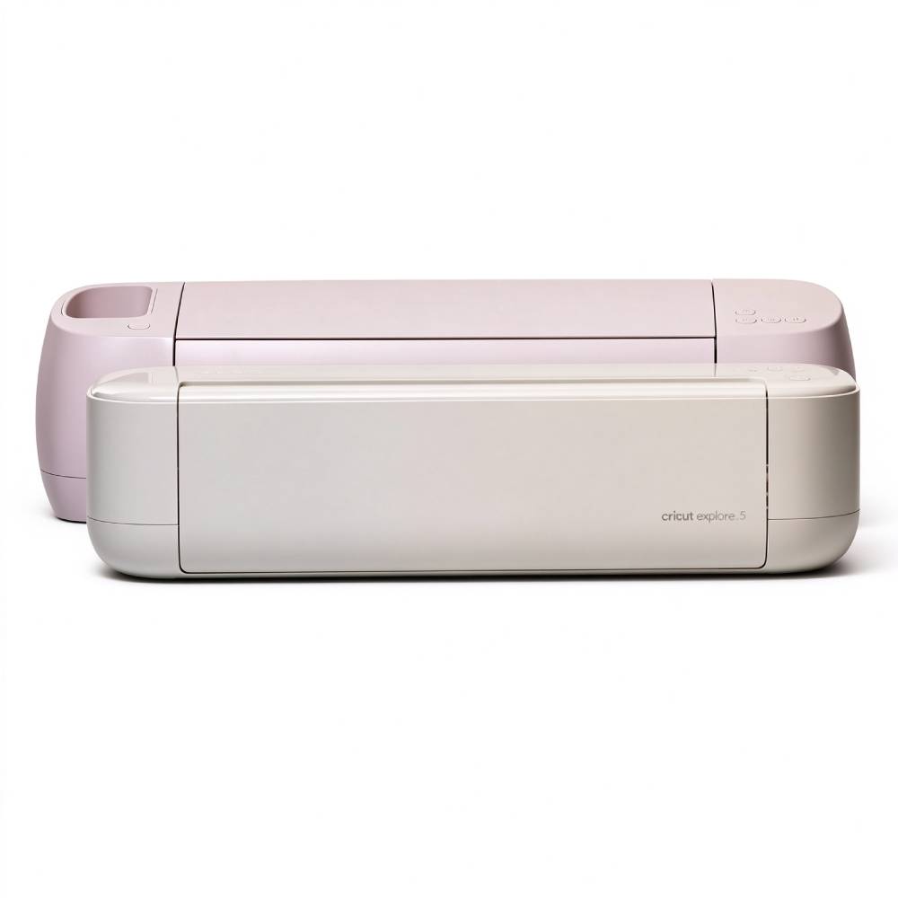 Schneidemaschine Explore 5 30,5 cm mit 6 Werkzeugen Deluxe Bundle mit Smart Vinyl Smart Iron-On Karton und EasyPress Mini