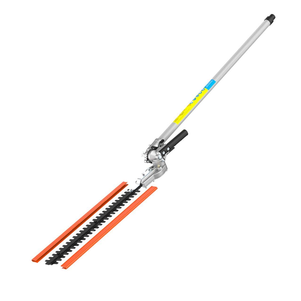 Benzin Motorsense 5in1 Multitool 52 ccm 3 PS mit Heckenschere, Hochentaster, Doppelfadenkopf und 3-Zahn-Messer