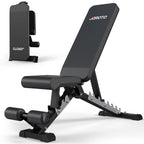Verstellbare Hantelbank klappbar MD60 mit 360 kg Belastbarkeit und 1,5 mm Stahlrahmen für Zuhause