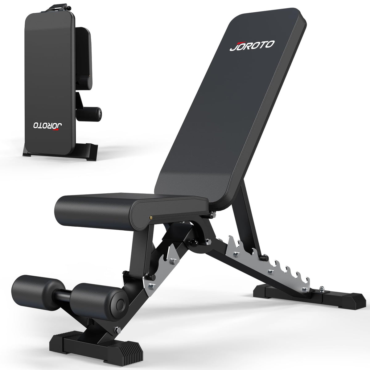 Verstellbare Hantelbank klappbar MD60 mit 360 kg Belastbarkeit und 1,5 mm Stahlrahmen für Zuhause