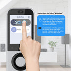 Universalfernbedienung mit Hub und Ladestation, für bis zu 49 IR-, Bluetooth- und WLAN-Geräte, Modell X2