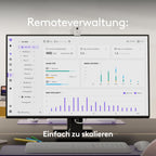4K Konferenzkamera MeetUp 2 USB KI-Video und Audio Autofokus Bildausschnitt Geräuschunterdrückung Schwarz