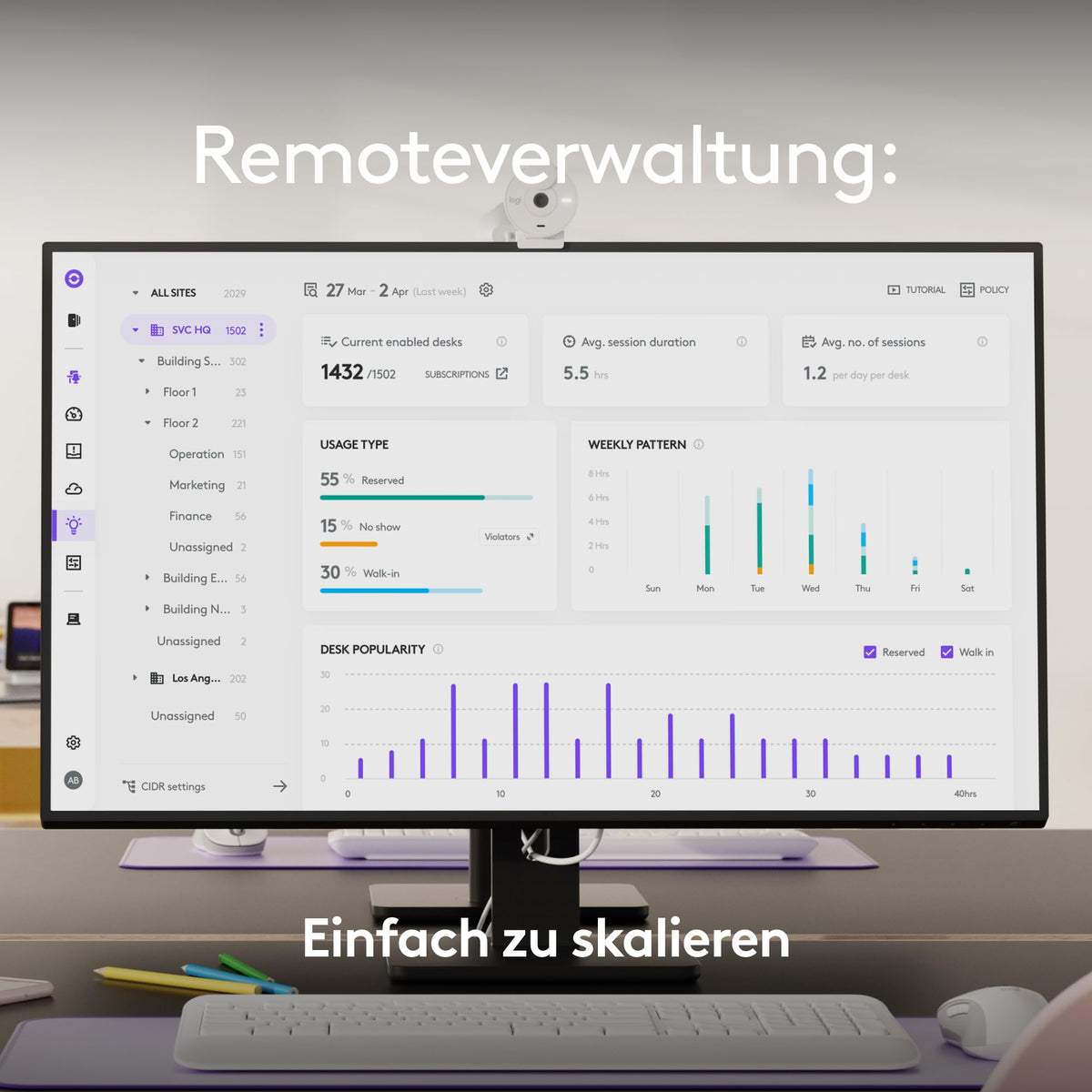 4K Konferenzkamera MeetUp 2 USB KI-Video und Audio Autofokus Bildausschnitt Geräuschunterdrückung Schwarz