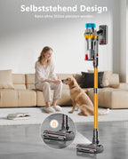 Akku Staubsauger kabellos mit 55 kPa Saugkraft, 650 W Bürstenlosmotor und 70 Minuten Laufzeit, 1,8 L Staubbehälter