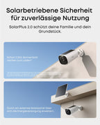 Überwachungskamera-Set E40 mit 3 Kameras und HomeBase 2 2K QHD MaxColor Nachtsicht SolarPlus 2.0 PIR-Sensor für außen