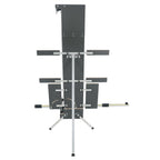 Styroporschneider 200 Watt, 1300 mm freistehend, Komplettset mit 5 Schneidedrähten, Gerüsthalteblech und 2 Federgriffen