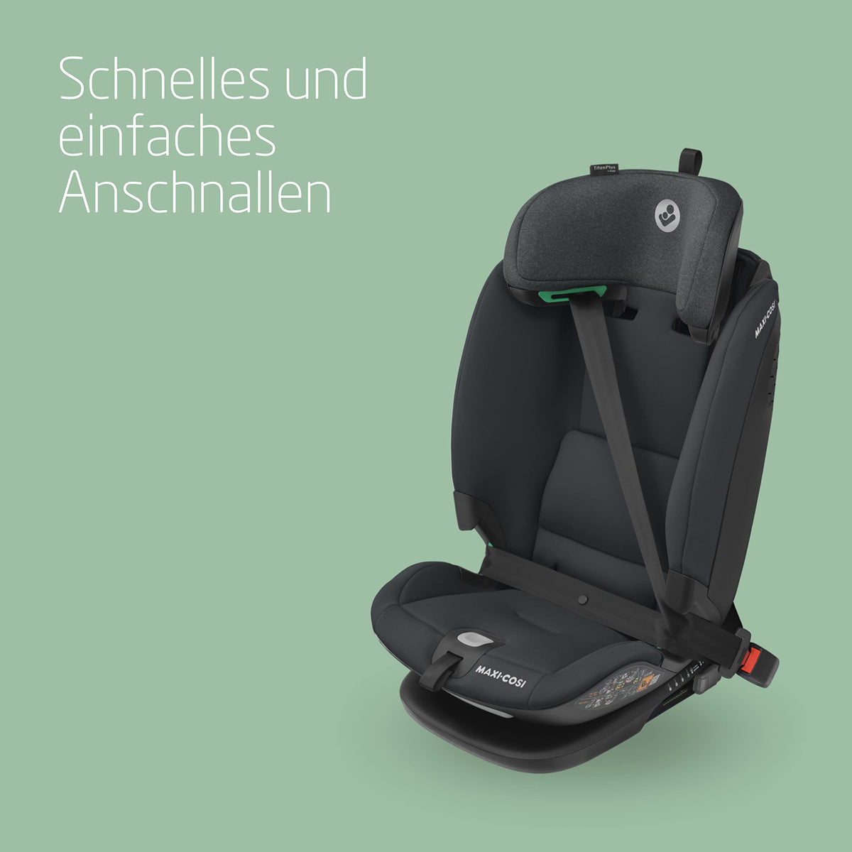 Kindersitz mitwachsend i-Size 76-150 cm, Titan Plus, ISOFIX mit Top-Tether, G-CELL-Seitenaufprallschutz, 4 Liegepositionen, 11-fach verstellbare