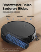 Saugroboter mit Wischfunktion T90 PRO Omni, 30.000 Pa, PowerBoost, OZMO Roller 3.0, automatische Entleerung, Schwarz