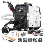 Schutzgasschweißgerät MIG/MAG 160 M 20–160 A 5-in-1 Inverter IGBT Flux MMA DC-Lift-TIG Digitalpanel
