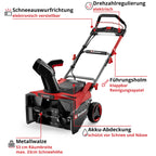 Akku-Schneefräse GP-ST 36/53 Li E BL 36 V 53 cm Arbeitsbreite Brushless 33 cm Schneehöhe Solo