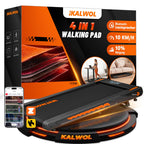 4-in-1 Walking Pad Laufband für Zuhause bis 10 km/h mit 10 % Steigung, 2,75 HP bürstenloser Motor und Bluetooth-Lautsprecher, bis 160 kg
