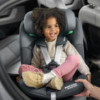 Kindersitz mit ISOFIX und 360°-Drehung, 40–150 cm, rückwärtsgerichtet bis 4 Jahre, Tonal Black