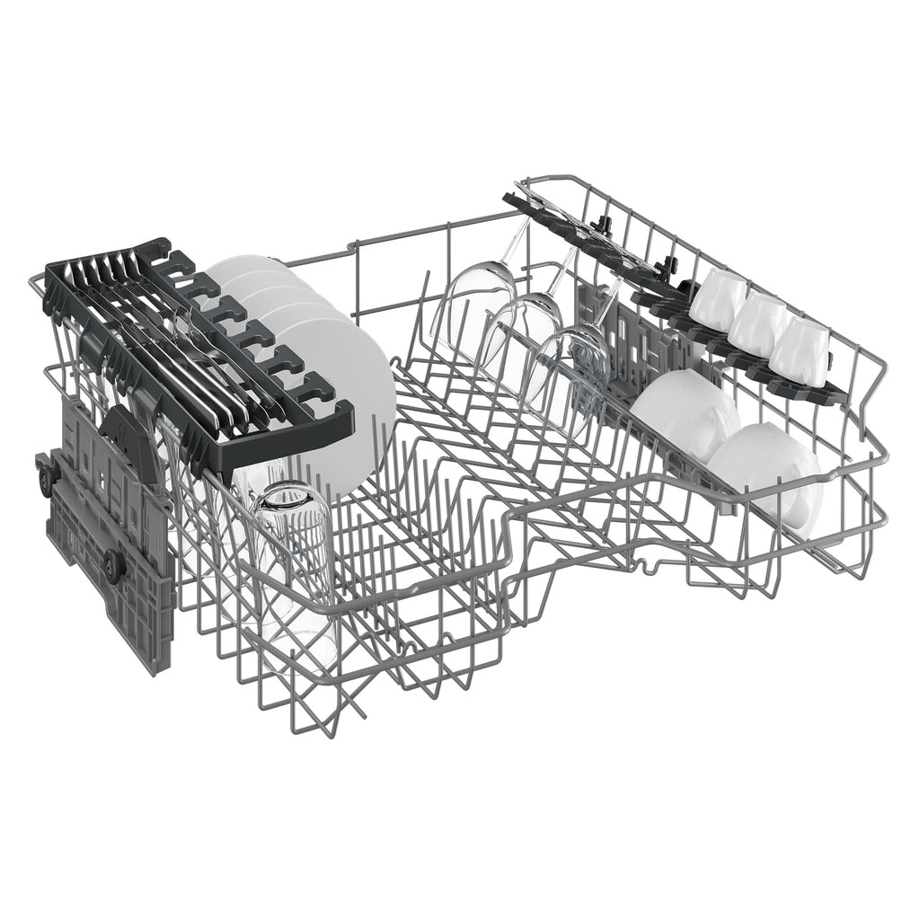 Freistehender Geschirrspüler 60 cm für 14 Maßgedecke, BDFN26430S mit 6 Programmen, HygieneIntense und SelfDry in Silber