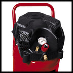 Kompressor TC-AC 240/50/10 OF 1500 W 10 bar 50 l Tank 240 l/min ölfreier Motor 230 V mit Rädern und Haltebügel