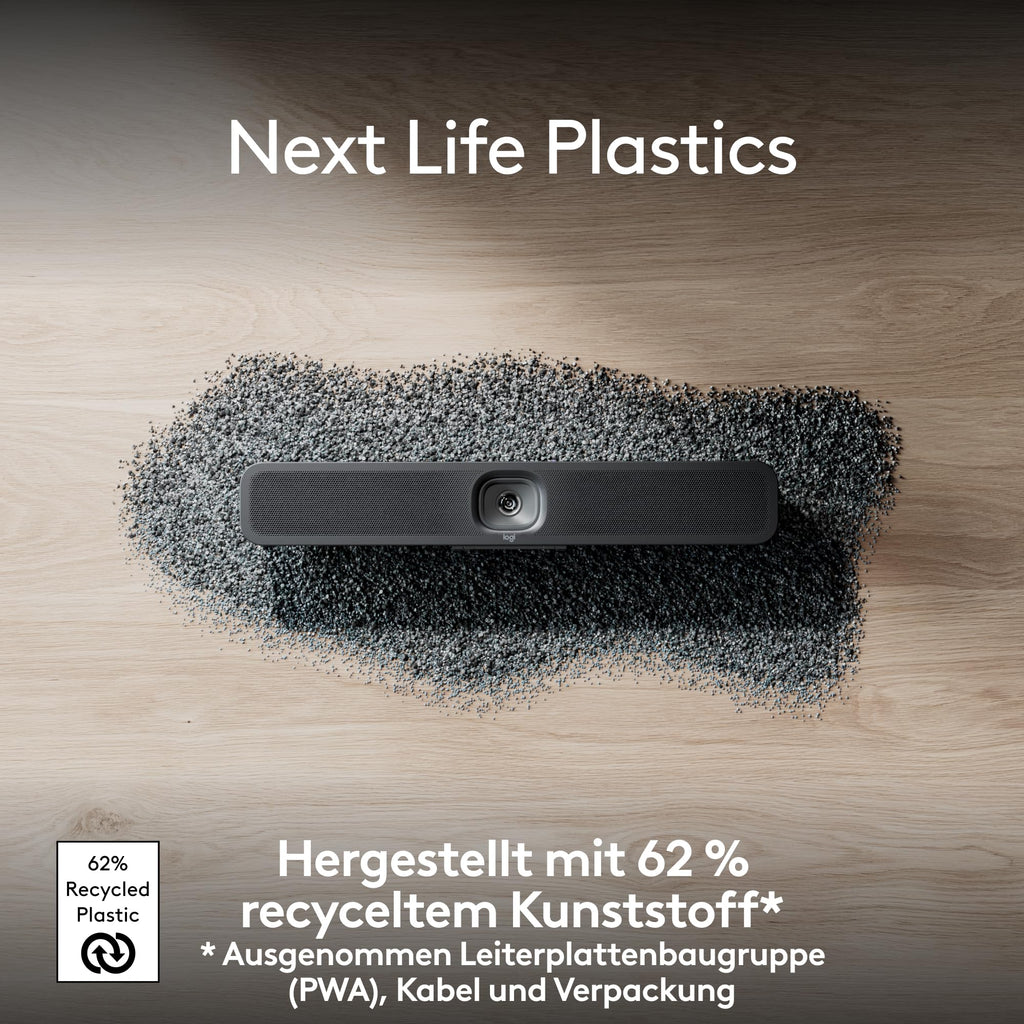 4K Konferenzkamera MeetUp 2 USB KI-Video und Audio Autofokus Bildausschnitt Geräuschunterdrückung Schwarz