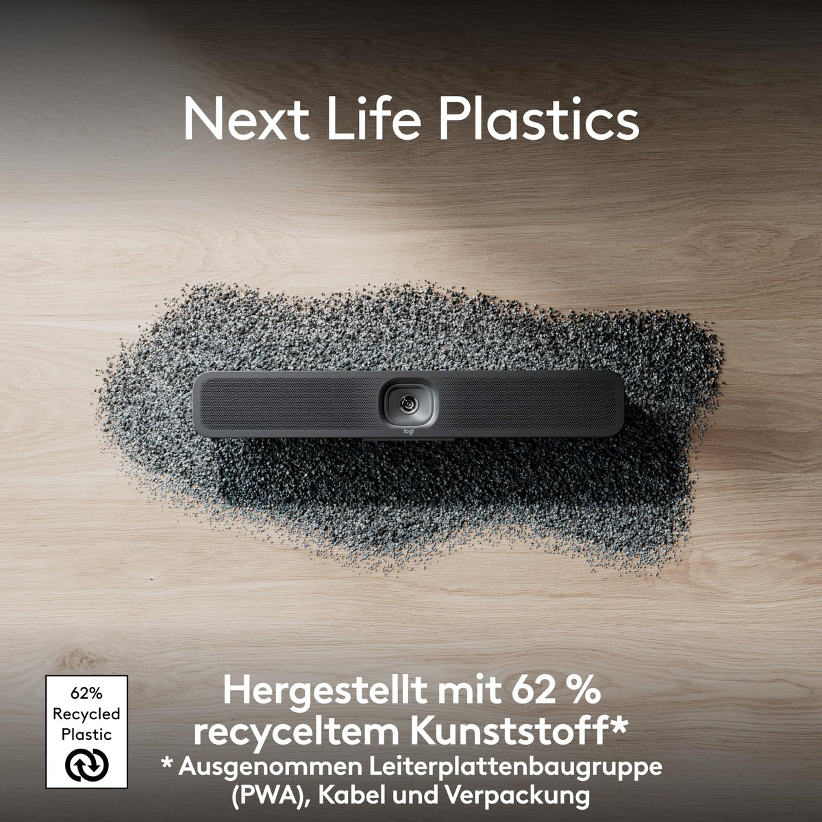 4K Konferenzkamera MeetUp 2 USB KI-Video und Audio Autofokus Bildausschnitt Geräuschunterdrückung Schwarz