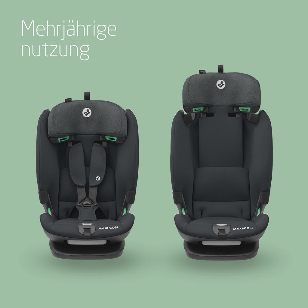 Kindersitz mitwachsend i-Size 76-150 cm, Titan Plus, ISOFIX mit Top-Tether, G-CELL-Seitenaufprallschutz, 4 Liegepositionen, 11-fach verstellbare