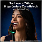 Elektrische Zahnbürste iO Series 10 mit iO Sense Ladestation, 3 Aufsteckbürsten, Lade-Reise-Etui und 7 Putzmodi in Cosmic Black