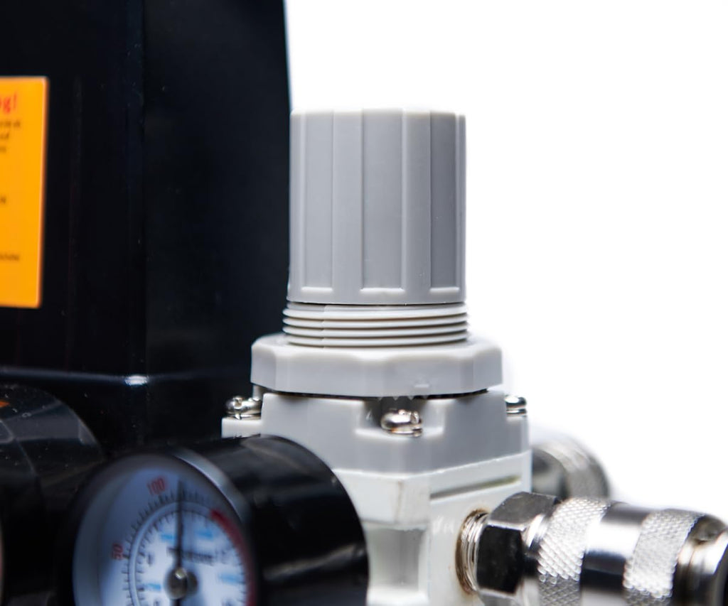 Flüsterkompressor SW 375/10 Pro 24 l 10 bar 1100 W ölfrei 230 V 1,5 PS mit Wasserabscheider Kupferwicklung