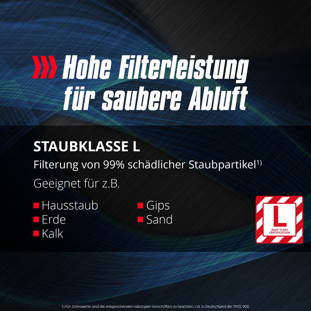 Nass-Trockensauger TC-VC 2580 SACL mit 1100 W, HEPA-Filter und Automatiksteckdose, inkl. Fugen-, Polster- und Kombidüse