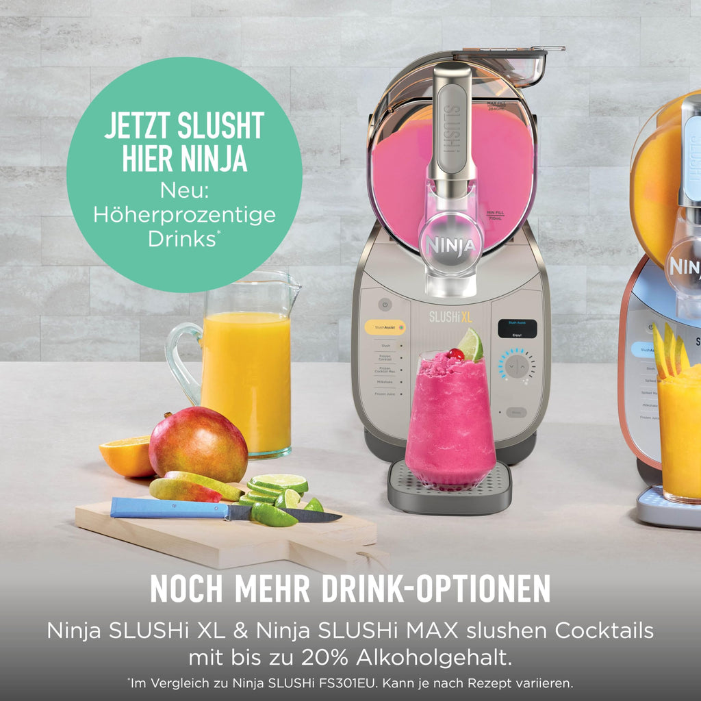 Slush-Eismaschine SLUSHi XL mit SlushAssist 3,7 l RapidChill Pro-Technologie 6 Programme Mokka