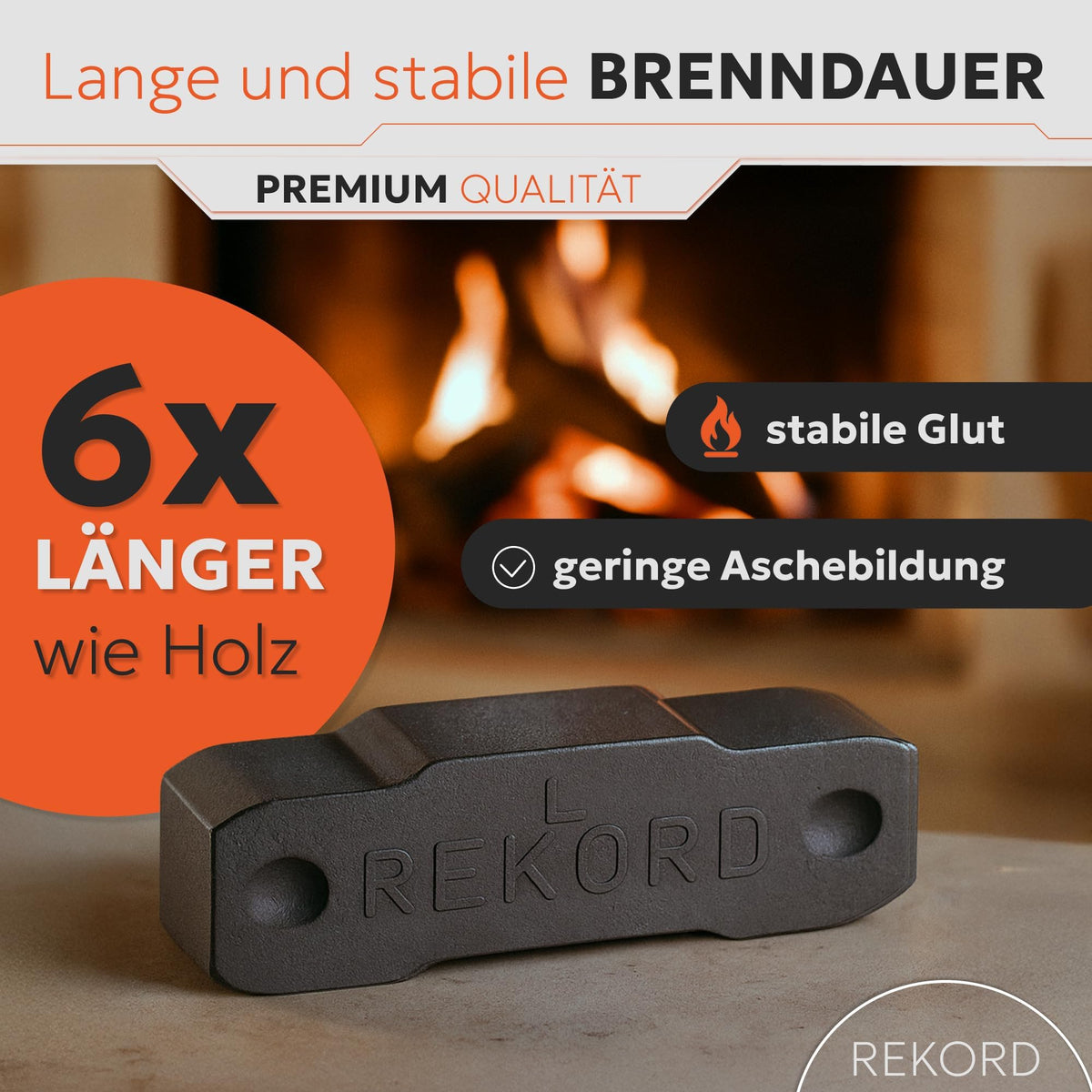 Braunkohlebriketts 900 kg 90 x 10 kg Palette Papierverpackung mit langanhaltender Glut und geringem Schwefelanteil