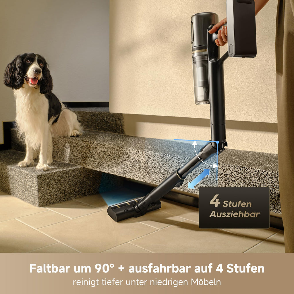 Akku-Staubsauger V20 Pro-A mit 0 mm Kantenreinigung, 24000 Pa und 210 AW Saugkraft