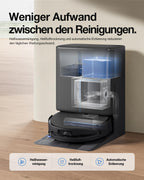 Saugroboter mit Wischfunktion T90 PRO Omni, 30.000 Pa, PowerBoost, OZMO Roller 3.0, automatische Entleerung, Schwarz