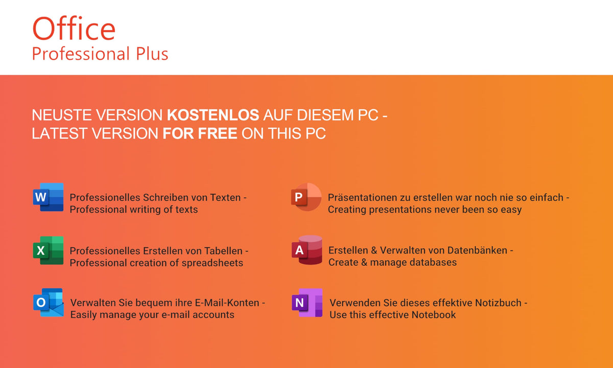 Business Office PC mit Intel Core i5-10400, 16GB DDR4 RAM, 480GB SSD, Windows 11 Pro, WLAN und MS Office 2024