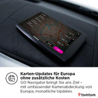 Pkw-Navigationsgerät GO Navigator mit 7-Zoll-Display Verkehrsinformationen Europakarten Wi-Fi-Kartenupdates