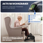 Pedaltrainer PRO Set mit Fitnessbändern, TÜV/GS geprüft, bis 210 kg, gelenkschonend