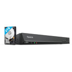 16-Kanal-PoE-NVR Überwachungsrekorder mit 4TB HDD, 16 PoE-Ports und bis zu 16TB Speicher