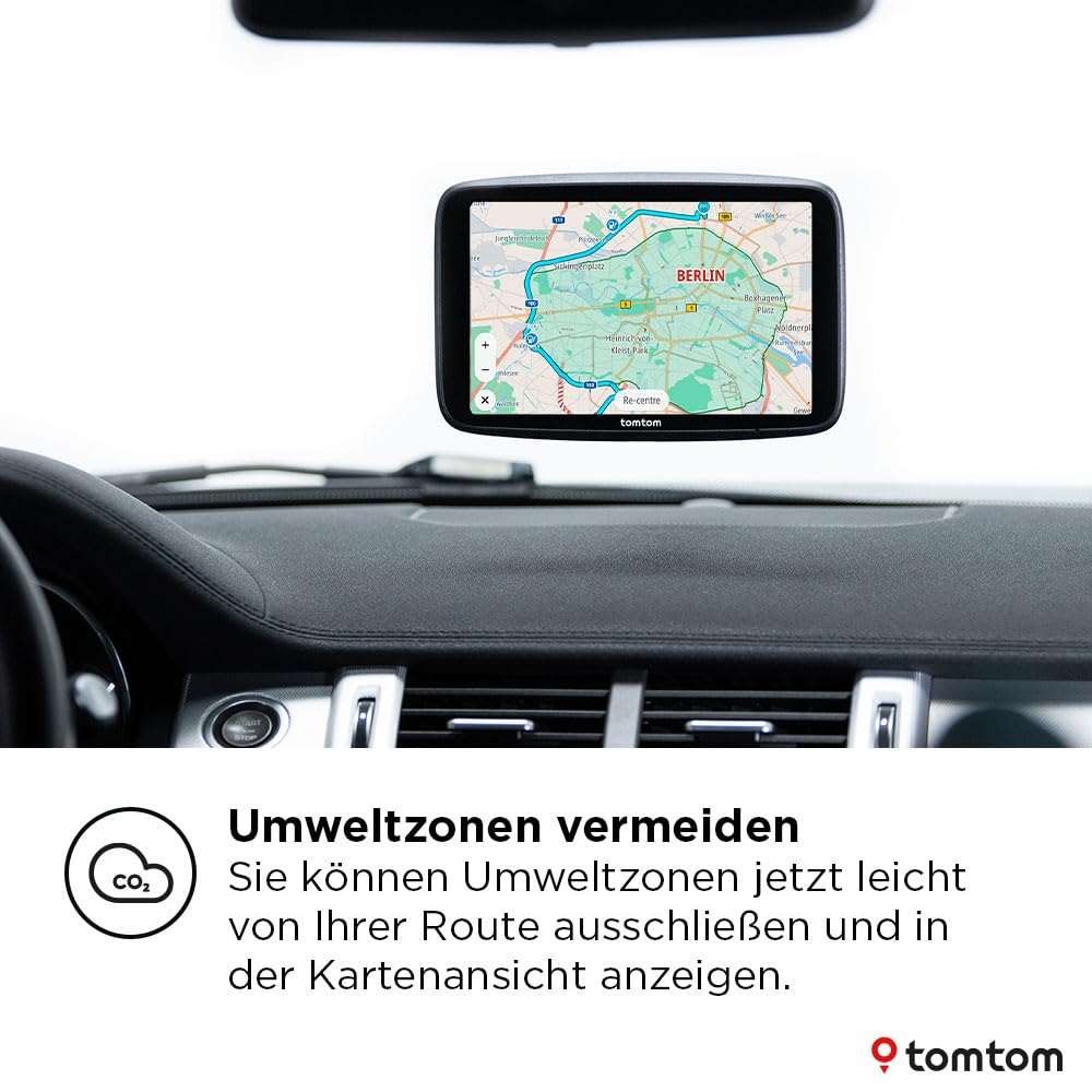 Pkw-Navigationsgerät GO Navigator mit 7-Zoll-Display Verkehrsinformationen Europakarten Wi-Fi-Kartenupdates