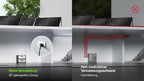 Solarbatterie AC 1,92 kWh für Balkonkraftwerk erweiterbar bis 11,52 kWh mit Montagezubehör